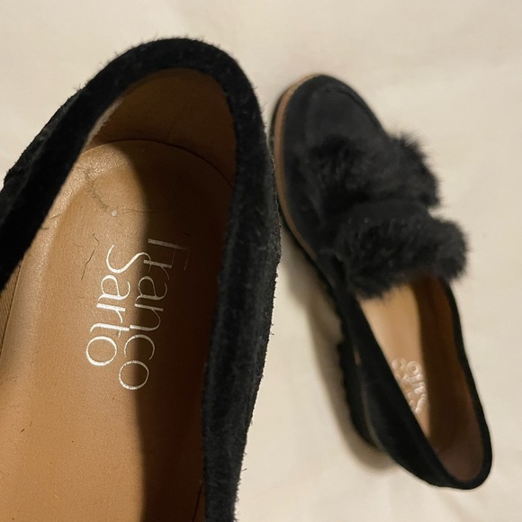 Franco Sarto Cyrus Suede Faux Fur Loafer - Picture 4 of 4